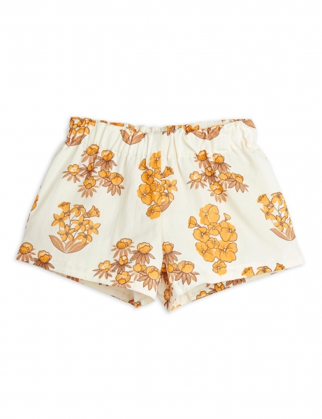 MINI RODINI Shorts Flowers - beige